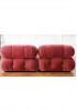 Mario Bellini Modular Sofa Replica Pink velvet 2-seater